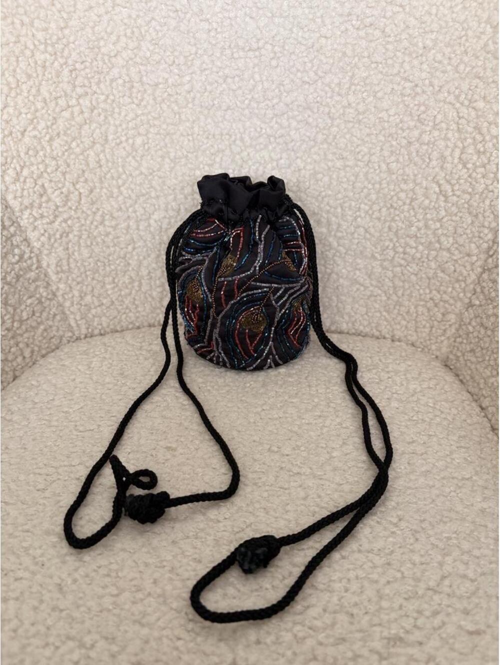 EMBELLISHED POUCH PURSE